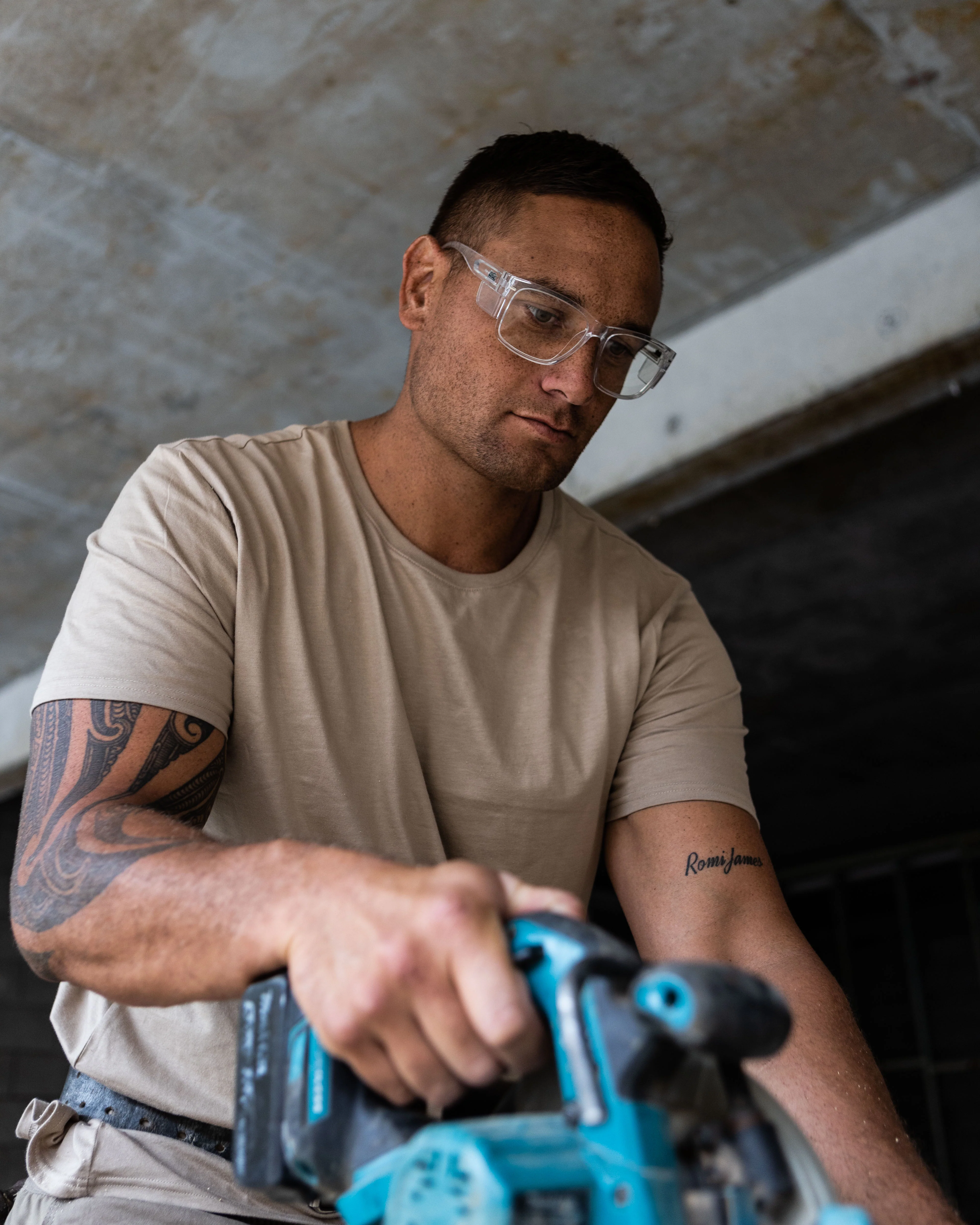 BIG Kenneth Clear Frame / Clear Lens Safety Glasses - Image 5