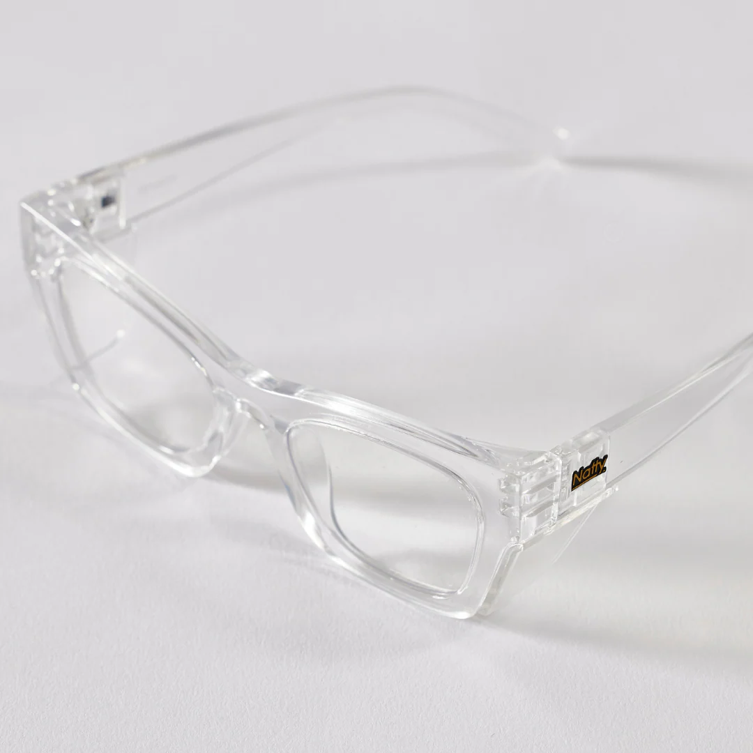 Browse Clear Frame / Clear Lens Safety Glasses - Image 3