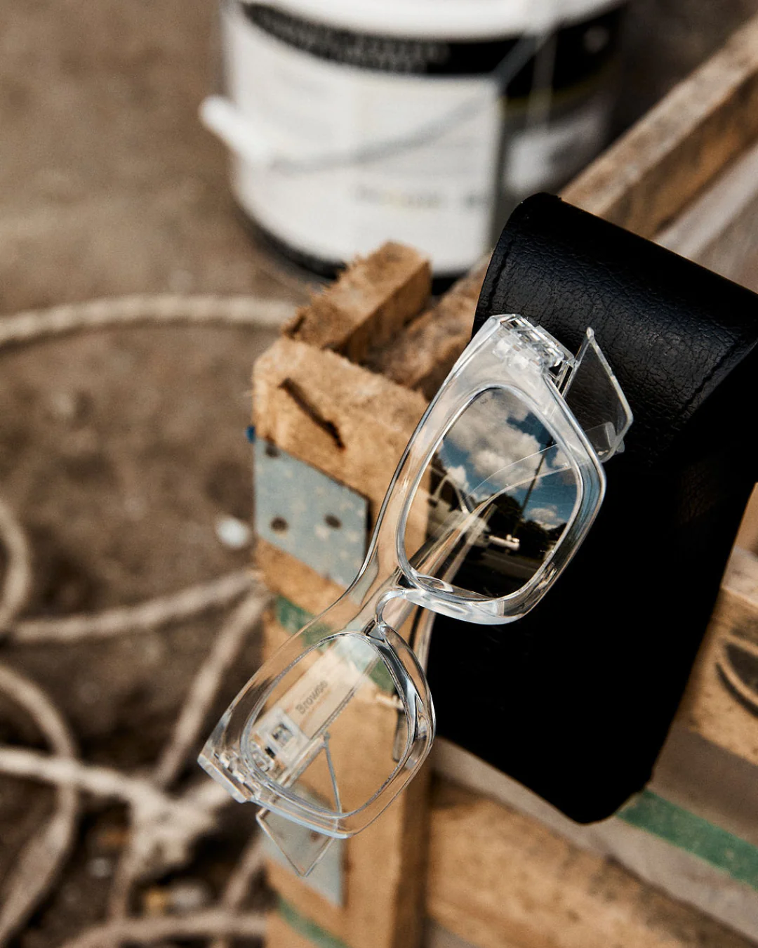 Browse Clear Frame / Clear Lens Safety Glasses - Image 9