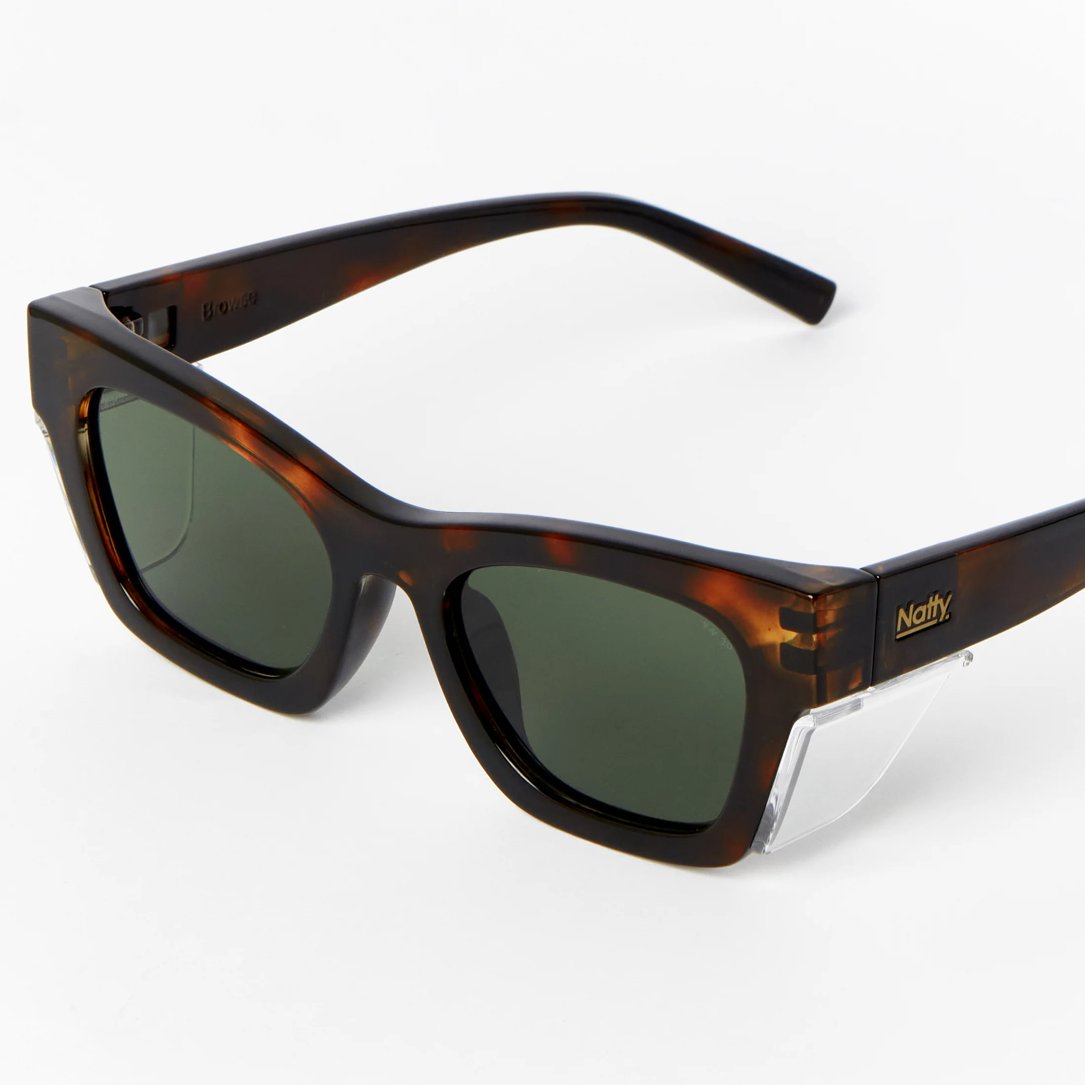 Browse Vintage Tortoise Frame Prescription Safety Glasses - Image 4