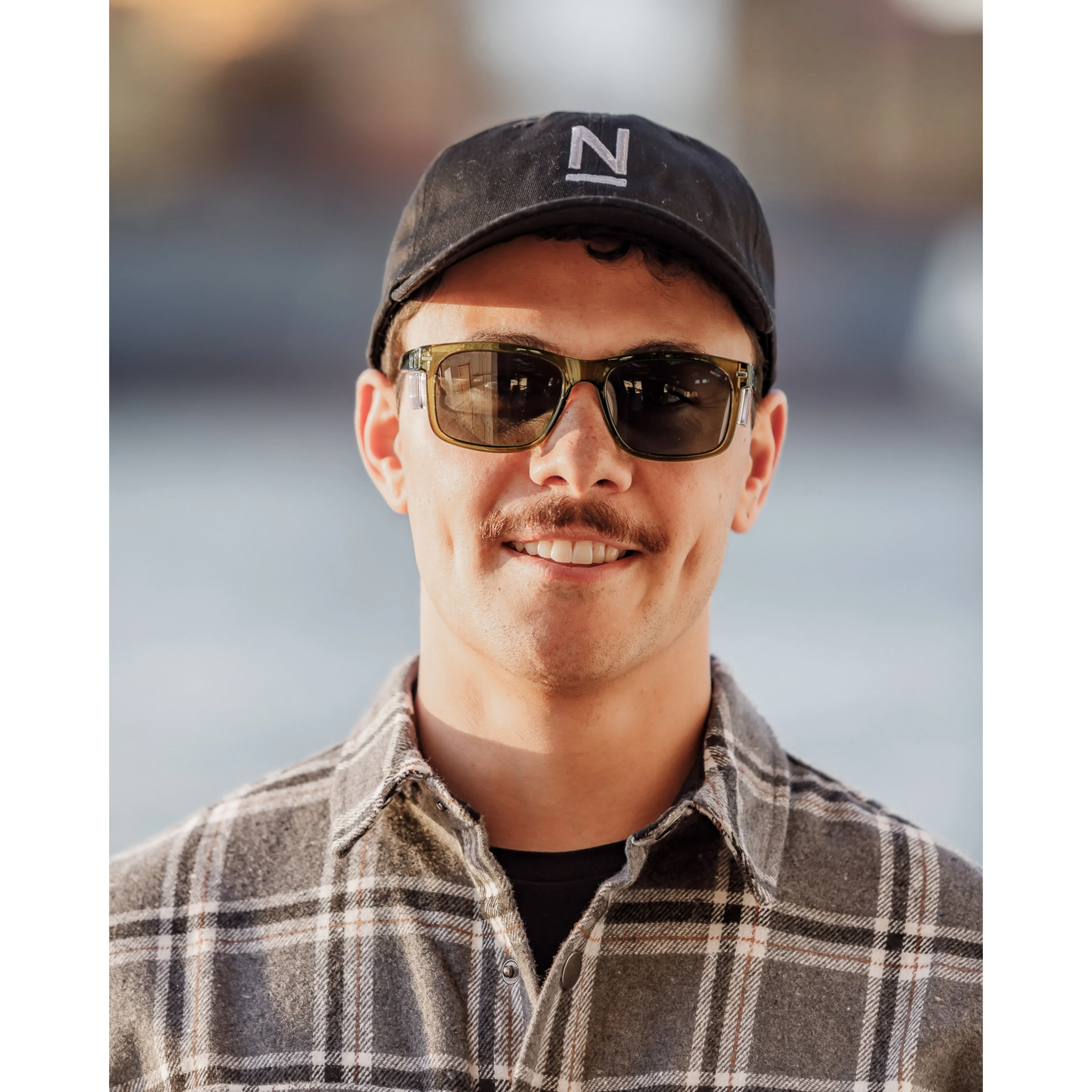 Kenneth Olive Tinted Safety Glasses - Image 4