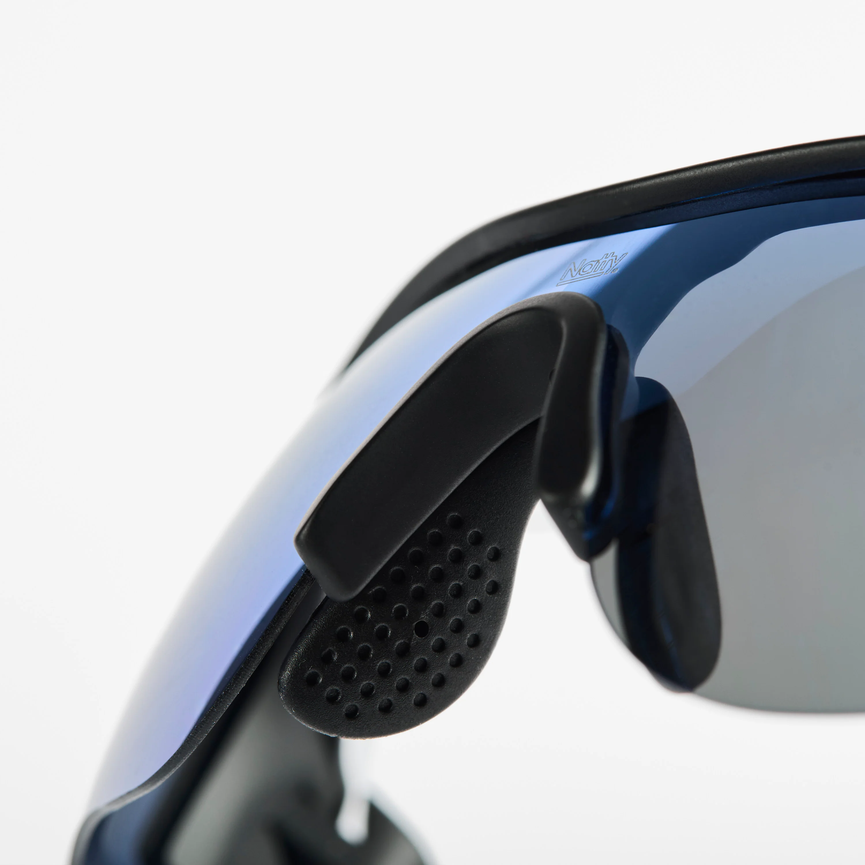 Rev Matte Black / Blue Polarised Mirror Lens Safety Glasses - Image 5