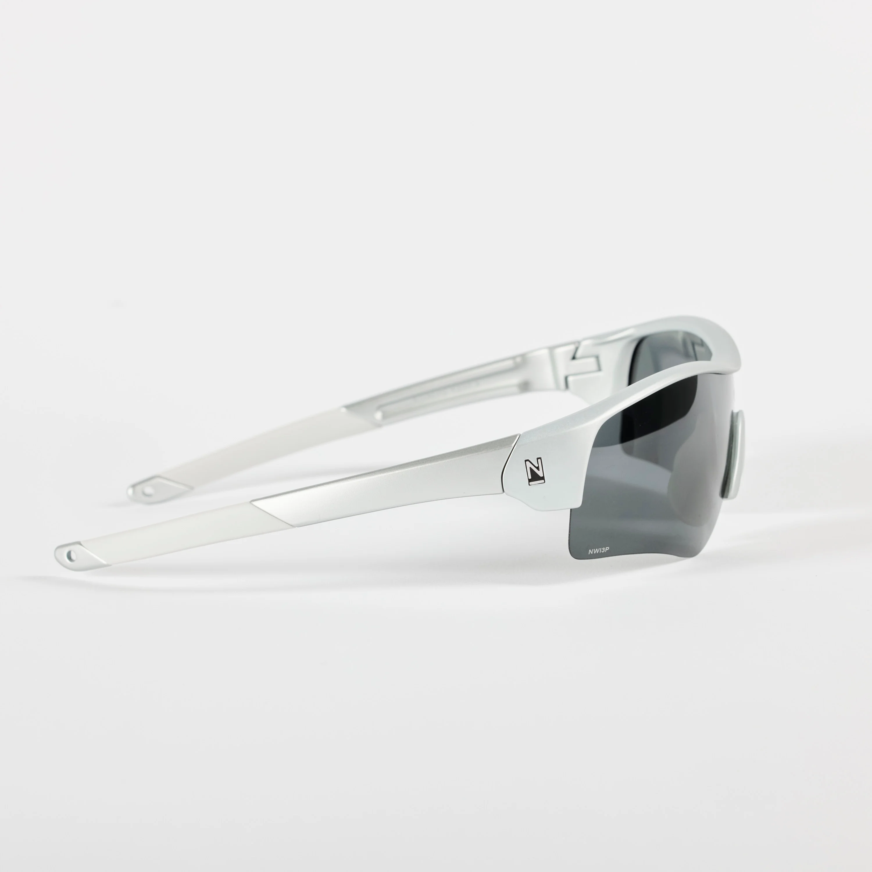 Rev Matte Silver / Smoke Polarised Lens Safety Glasses - Image 5