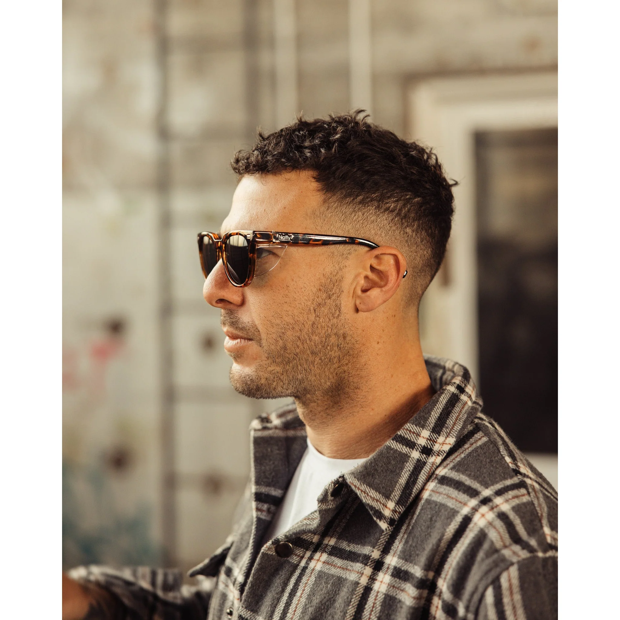 Roys Vintage Tortoise Tinted Safety Glasses - Image 5
