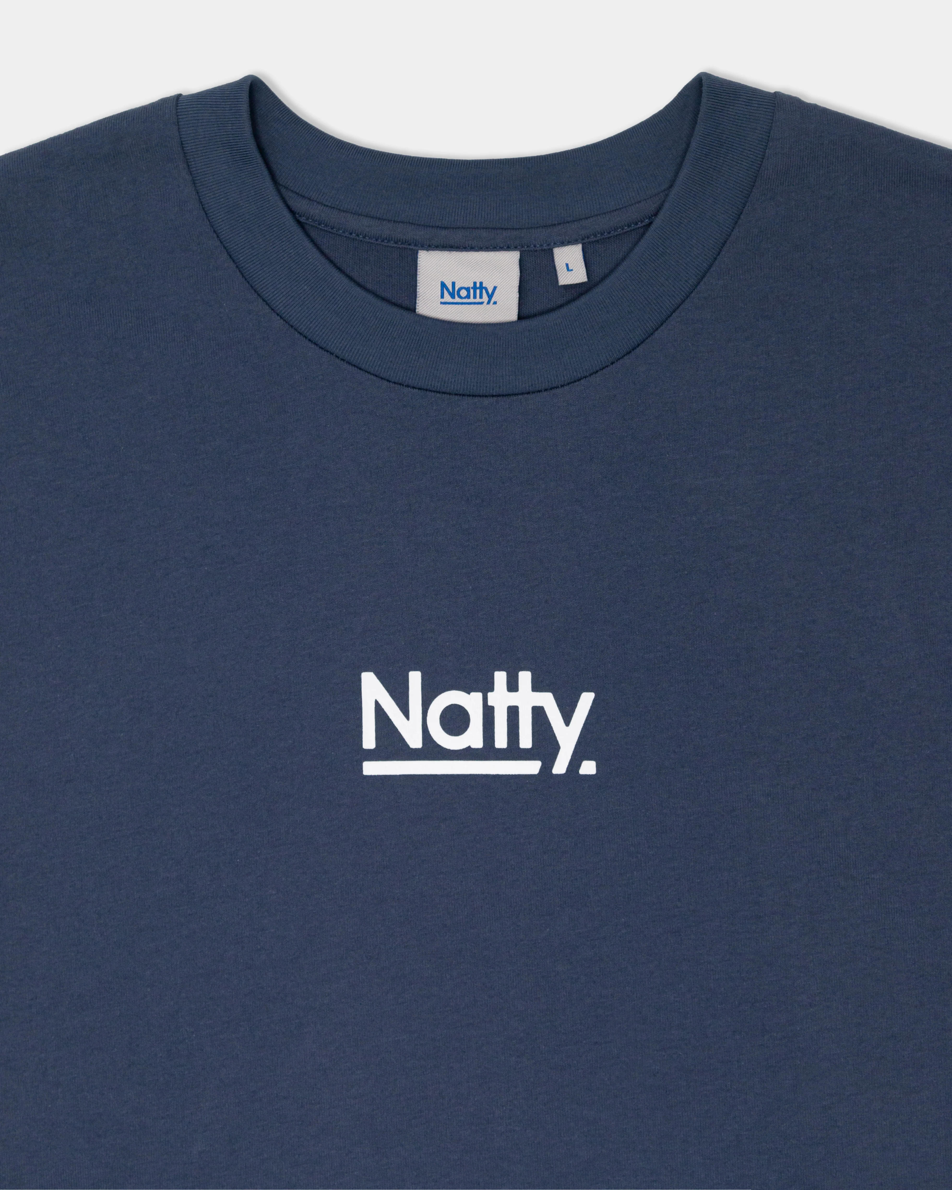 Men's Signature Tee - Steel Blue - Image 4